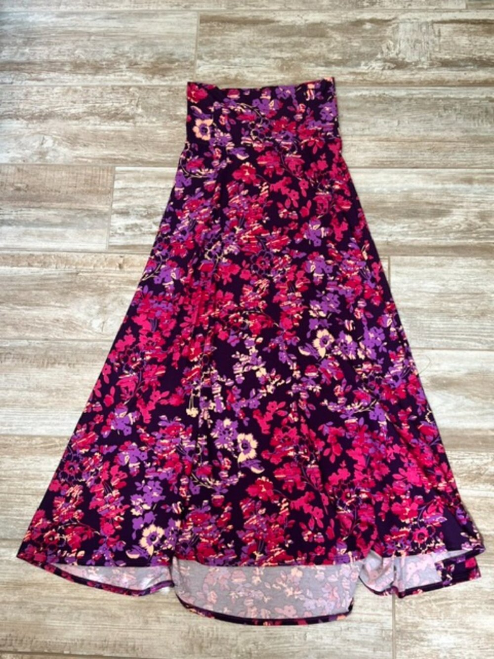 LuLaRoe Floral Maxi Skirt - Picture 2 of 2